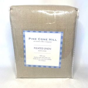 Pine Cone Hill Linen duvet cover
